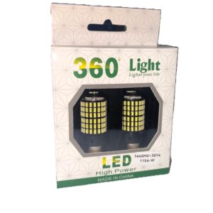 لامپ فندوقی 144SMD T20 1156سفید (تک کنتاک)