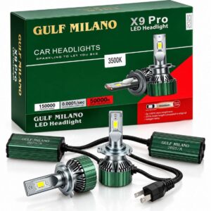 هدلایت GULFMILANO X9PRO 3500K